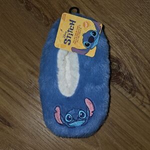 Disney Blue Stitch Fuzzy Slippers